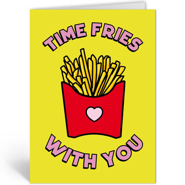 The Card Company Wenskaart Time Fries