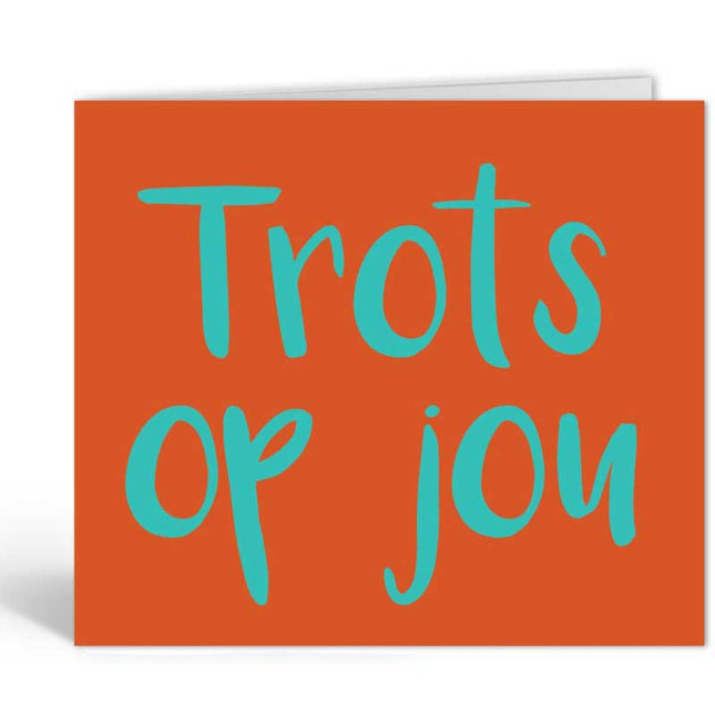 The Card Company Wenskaart Trots Op Jou