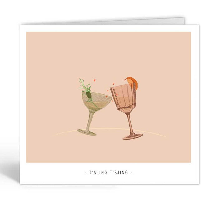 The Card Company Wenskaart T'sjing T'sjing