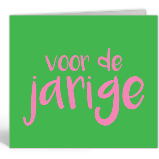 The Card Company Wenskaart Voor De Jarige