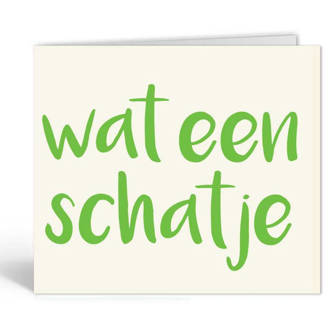 The Card Company Wenskaart Wat Een Schatje