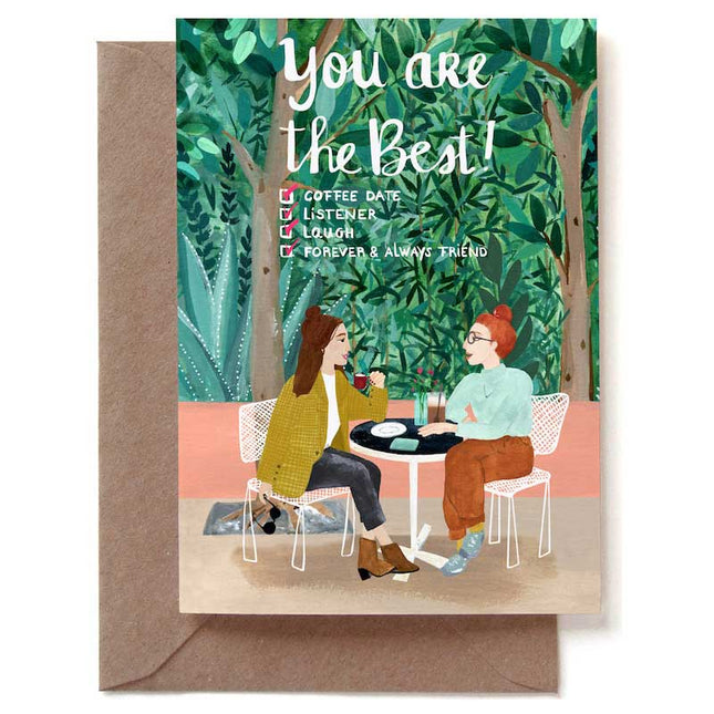 The Card Company Wenskaart You Are The Best Friend