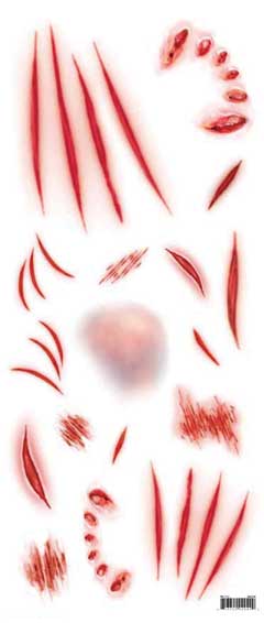 Tinsley Transfers Bijt En Snijwonden Trauma FX Tattoos