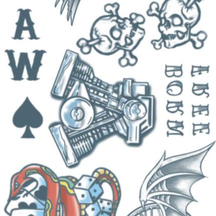 Tinsley Transfers Biker Tattoos