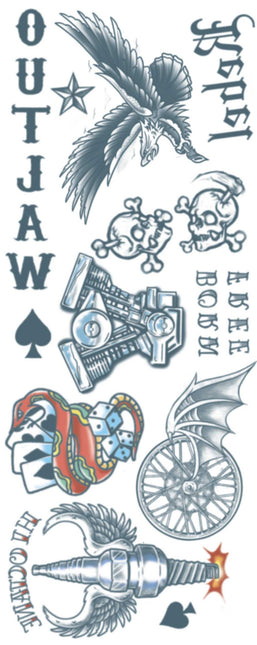 Tinsley Transfers Biker Tattoos