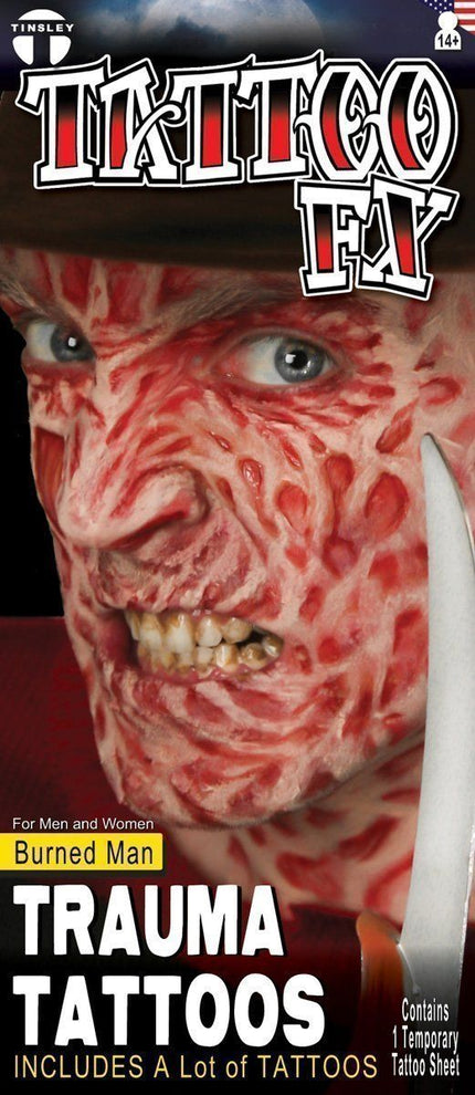 Tinsley Transfers Burned Man Trauma Tattoos