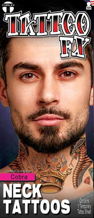 Tinsley Transfers Cobra Nek Tattoos