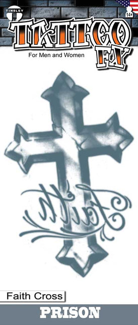 Tinsley Transfers Faith Kruis Prison Tattoos