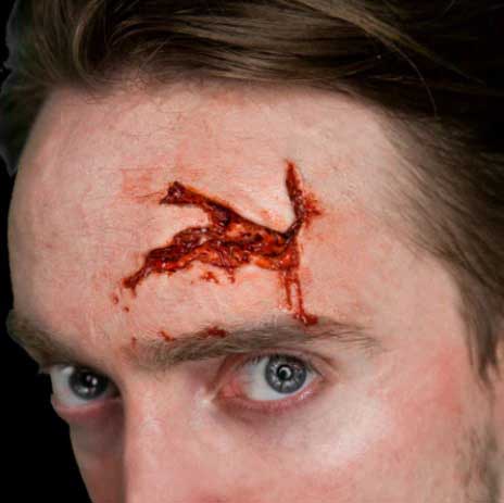 Tinsley Transfers Head Wound Tinsley 3D FX Transfers