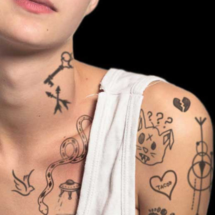 Tinsley Transfers Hipster Tattoos