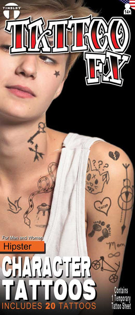 Tinsley Transfers Hipster Tattoos