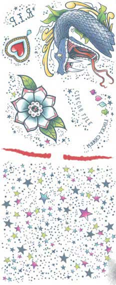 Tinsley Transfers Illustrated Tattoos