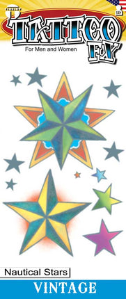 Tinsley Transfers Nautical Stars Vintage Tattoos