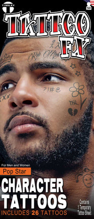 Tinsley Transfers Pop Star Tattoos