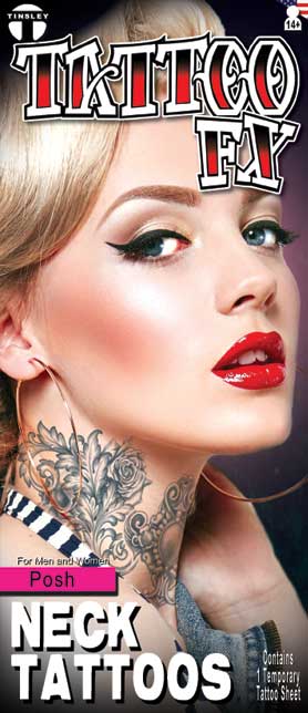Tinsley Transfers Posh Nek Tattoos