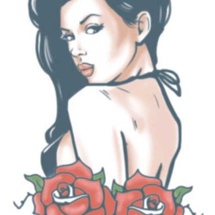 Tinsley Transfers Roos Pin Up Biker Tattoos