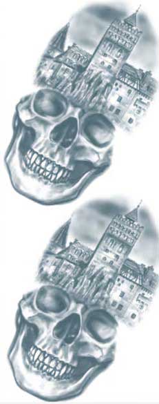 Tinsley Transfers Skull Hand Tattoos