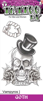 Tinsley Transfers Vampyros Goth Tattoos