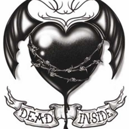 Tinsley Transfers Zwart Hart Dead Inside Goth Tattoos