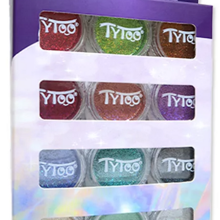 Tytoo Glitter tattoo Glitter Set Holografische kleuren