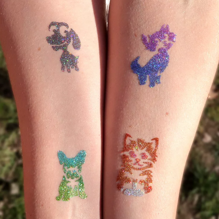 Tytoo Glitter tattoo Glitter Set Holografische kleuren