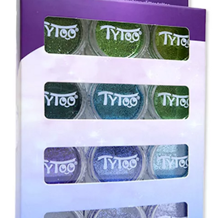 Tytoo Glitter tattoo Glitter Set Koele kleuren