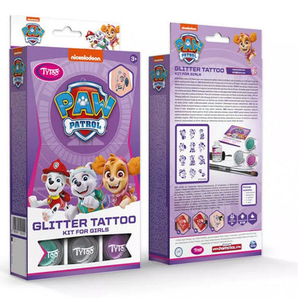 Tytoo Glittertattoo set Paw Patrol Meisjes