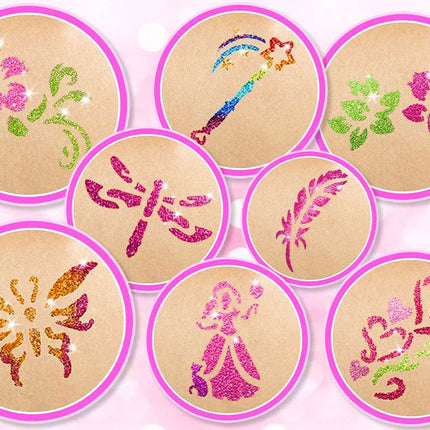 Tytoo Meisjes Glittertattoo set Glamorous