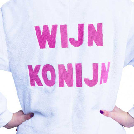 Wasted Monkey Onesie Wijn Konijn Unisex