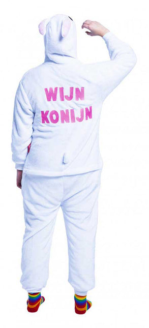 Wasted Monkey Onesie Wijn Konijn Unisex