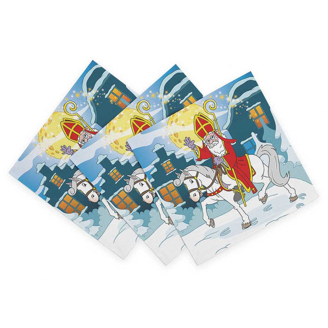 WeFiesta 20 Sinterklaas Servetten 33 x 33 cm