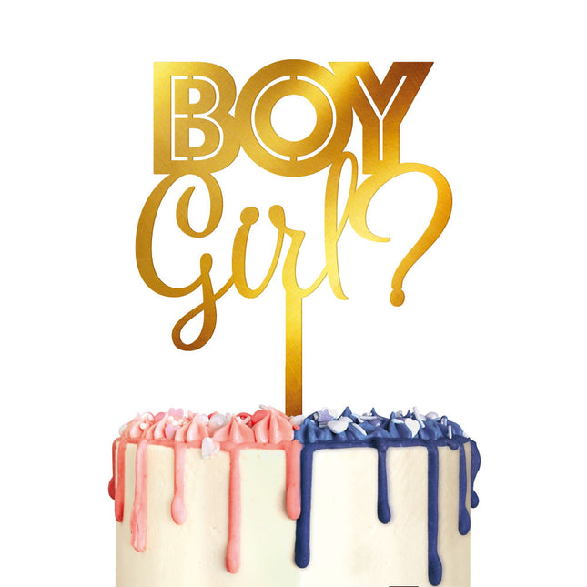 WeFiesta Cake topper Gender Reveal