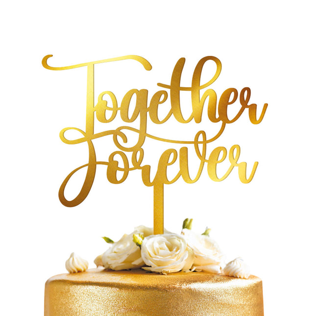 WeFiesta Cake topper Together Forever