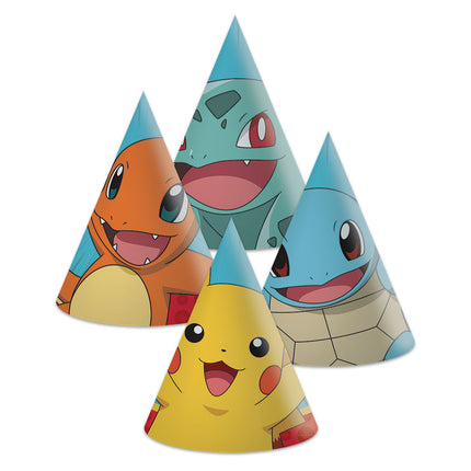 WeFiesta Feesthoedjes Pokémon 6 stuks