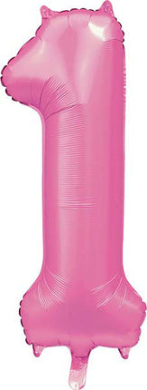 WeFiesta Folieballon 1 Satijn Roze 86 cm