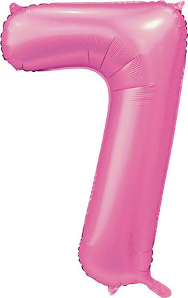 WeFiesta Folieballon 7 Satijn Roze 86 cm