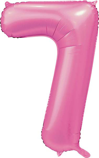 WeFiesta Folieballon 7 Satijn Roze 86 cm