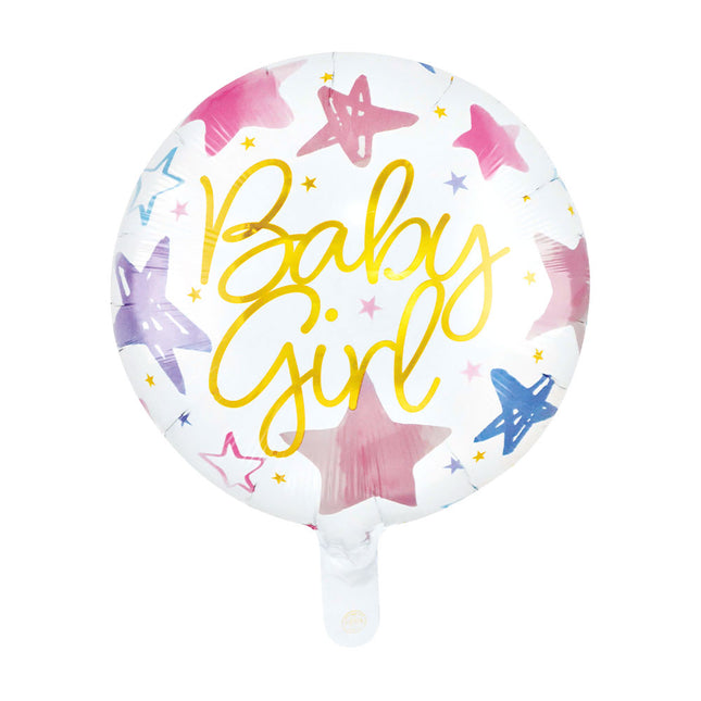 WeFiesta Folieballon Baby Girl 45 cm