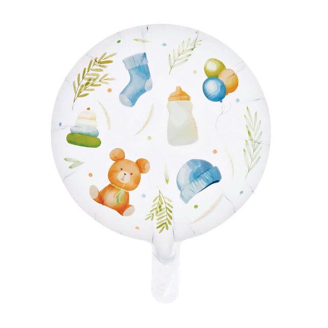 WeFiesta Folieballon Baby Neutraal 45 cm