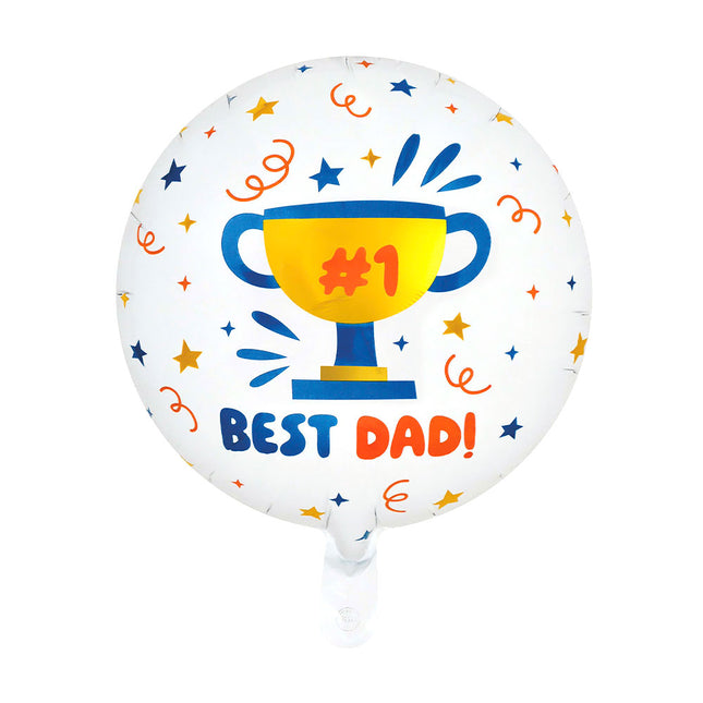 WeFiesta Folieballon Best Dad 45 cm
