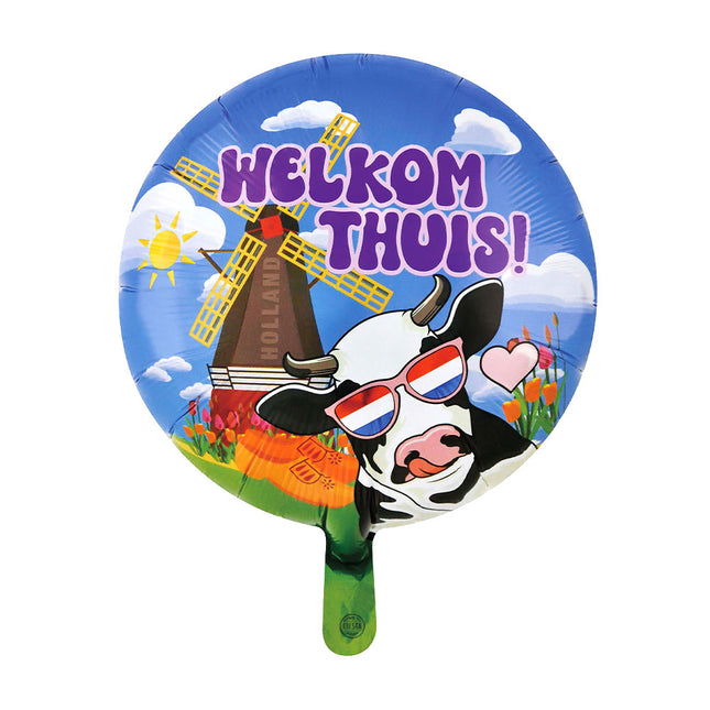 WeFiesta Folieballon Happy Welkom Thuis 45 cm