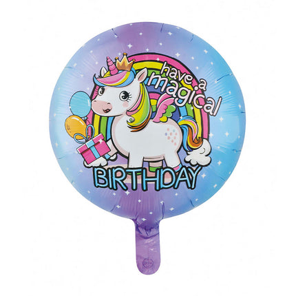 WeFiesta Folieballon Magische Unicorn 45 cm