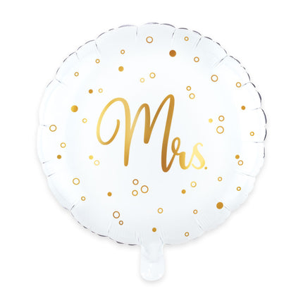 WeFiesta Folieballon Mrs 45 cm