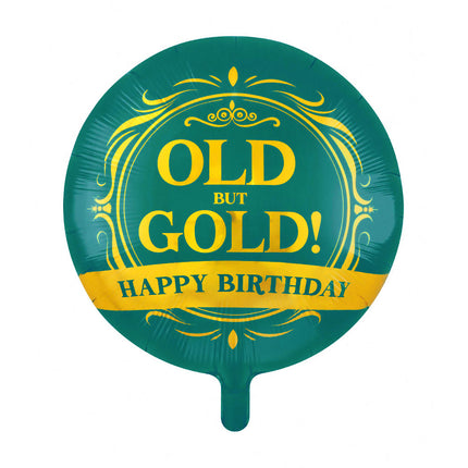 WeFiesta Folieballon Old but Gold 45 cm