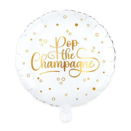 WeFiesta Folieballon Pop the Champagne 45 cm
