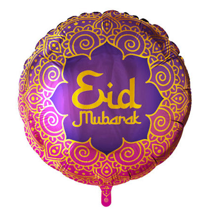WeFiesta Folieballon Ramadan Eid Mubarak 45 cm