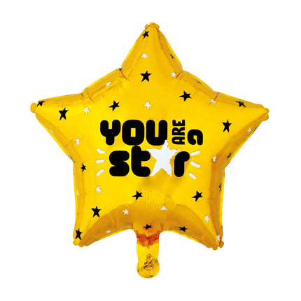 WeFiesta Folieballon You Are a Star 45 cm
