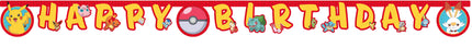 WeFiesta Letterbanner Happy Birthday Pokémon