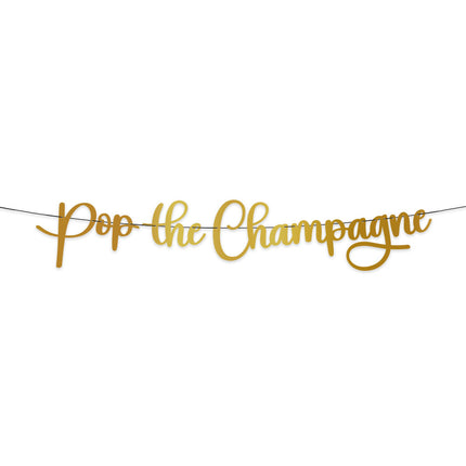 WeFiesta Letterbanner Pop the Champagne