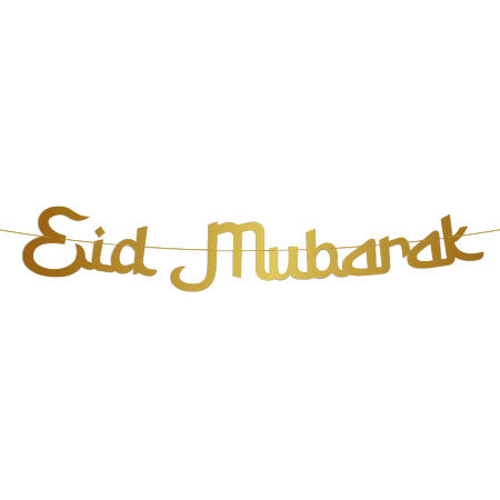 WeFiesta Letterbanner Ramadan Eid Mubarak 2 meter